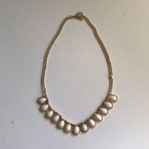 *BOGO* white statement necklace